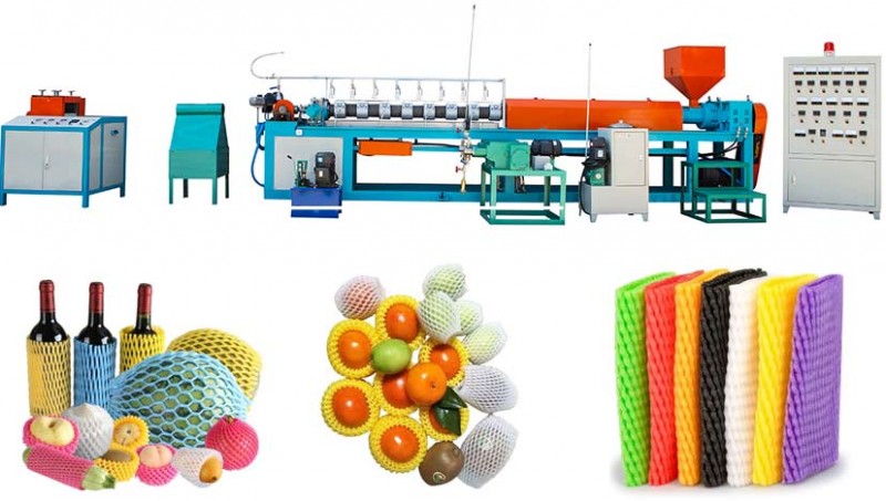 55-Type EPE Foaming Machine>For Foam Fruit Net & Small-dia pipes