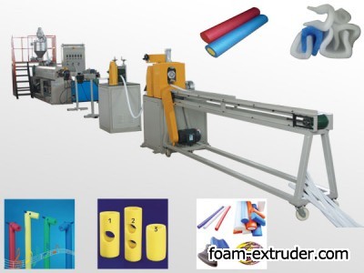 EPE FOAM PIPE EXTRUSION LINE