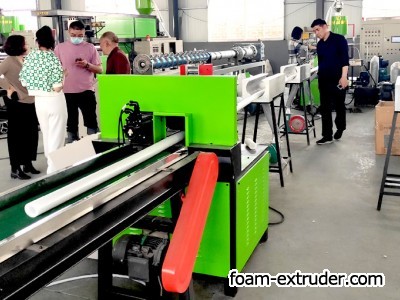 PE Foam stick/strip production line